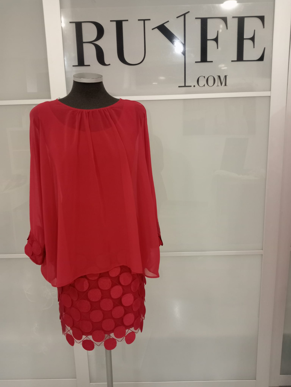 Ruyfe |Vestidos de Fiesta |Vestido fiesta corto y OUTLET |TALLA 44 120€